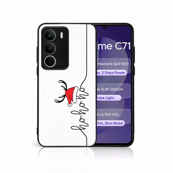 MY ART Kryt s vianočným dizajnom Realme C71 HOHOHO (073)