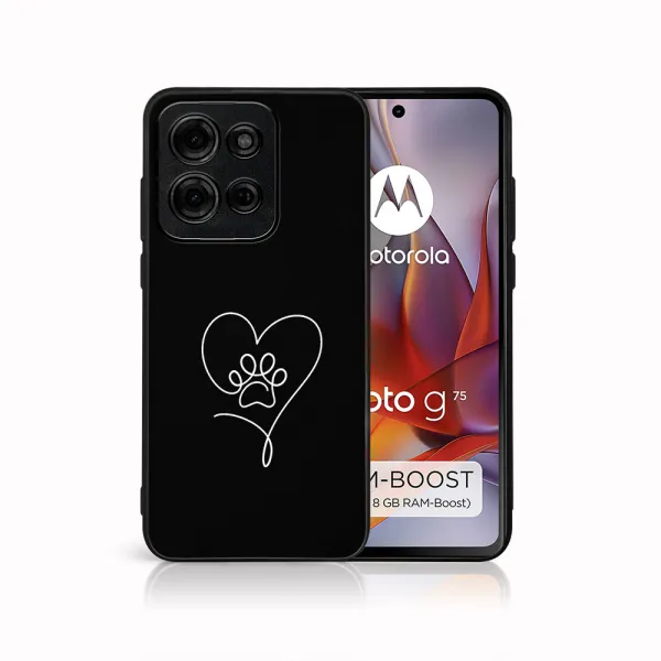 MY ART Ochranný kryt pre Motorola Moto G75 5G PAW (201)