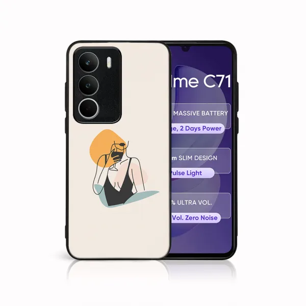 MY ART Ochranný kryt pre Realme C71 WOMAN (197)
