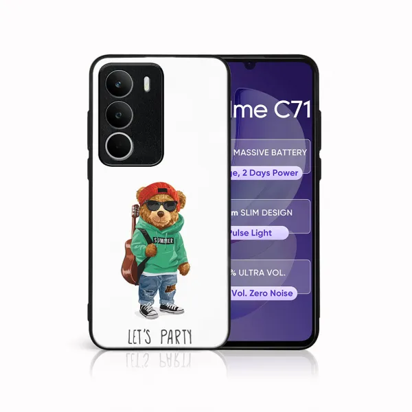 MY ART Ochranný kryt pre Realme C71 BEAR (177)