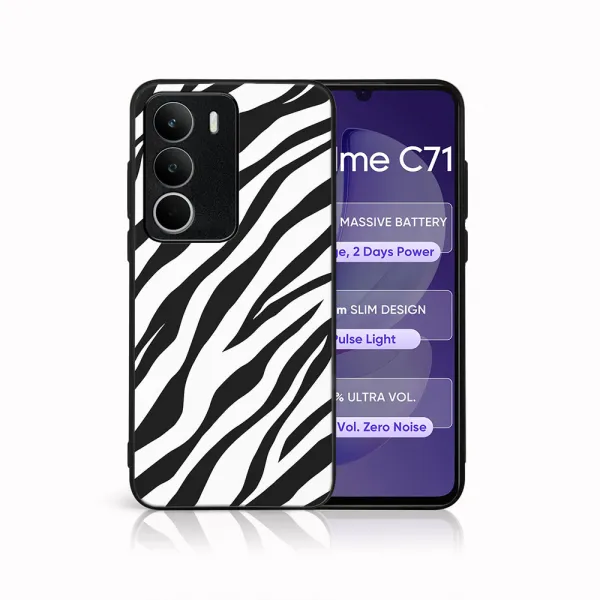 MY ART Ochranný kryt pre Realme C71 ZEBRA (237)