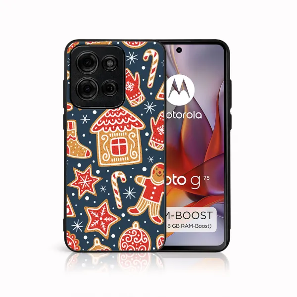 MY ART Kryt s vianočným dizajnom Motorola Moto G75 5G CHRISTMAS (069)