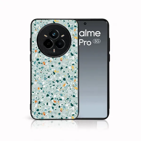 MY ART Ochranný kryt pre Realme 14 Pro+ 5G BLUE TERRAZZO (164)