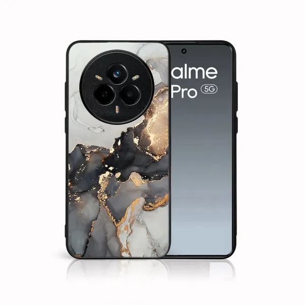 MY ART Ochranný kryt pre Realme 14 Pro+ 5G GREY MARBLE (140)