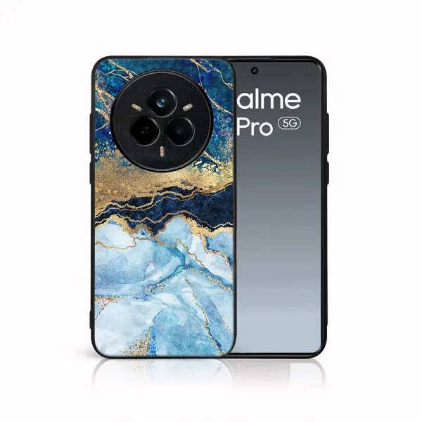 MY ART Ochranný kryt pre Realme 14 Pro+ 5G BLUE MARBLE (141)
