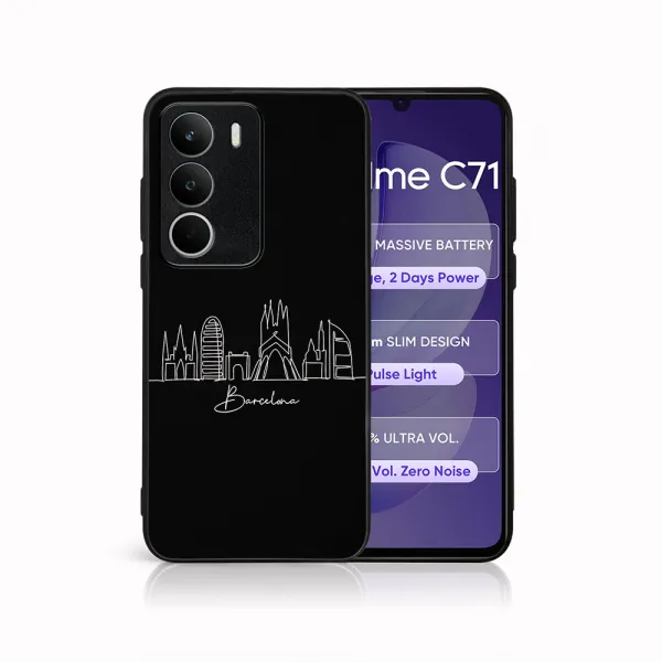 MY ART Ochranný kryt pre Realme C71 BARCELONA (213)