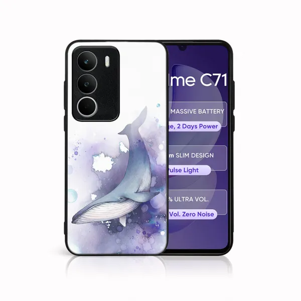 MY ART Ochranný kryt pre Realme C71 WHALE (242)