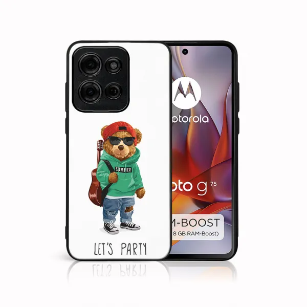 MY ART Ochranný kryt pre Motorola Moto G75 5G BEAR (177)