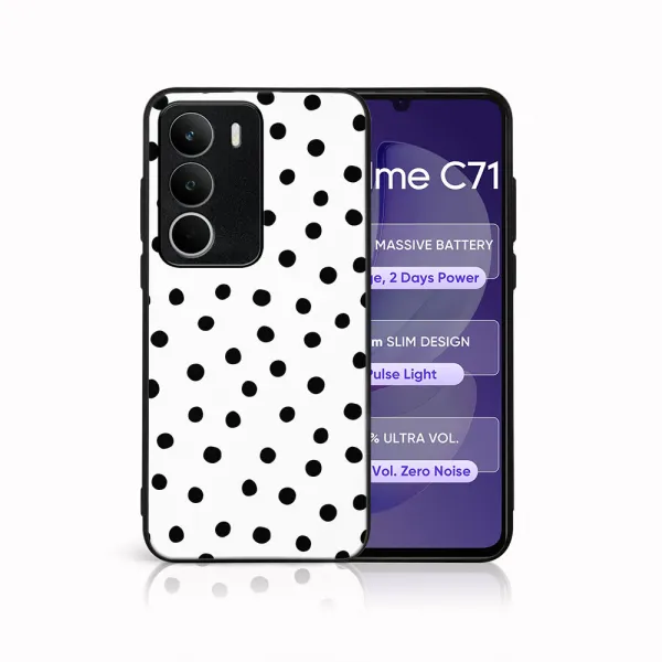MY ART Ochranný kryt pre Realme C71 DOTS (168)