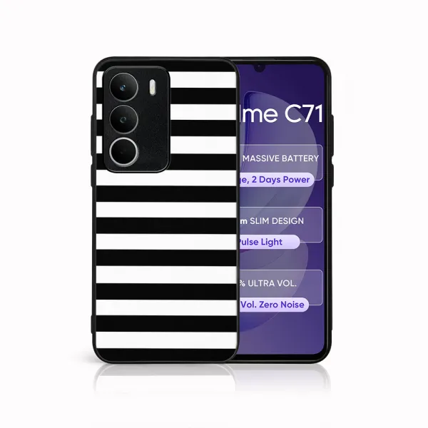 MY ART Ochranný kryt pre Realme C71 LINES (169)
