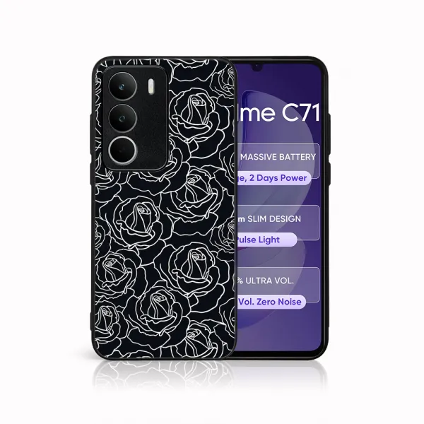 MY ART Ochranný kryt pre Realme C71 ROSES (172)