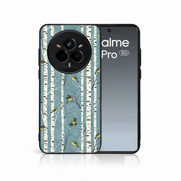 MY ART Kryt s vianočným dizajnom Realme 14 Pro+ 5G BIRCH (072)