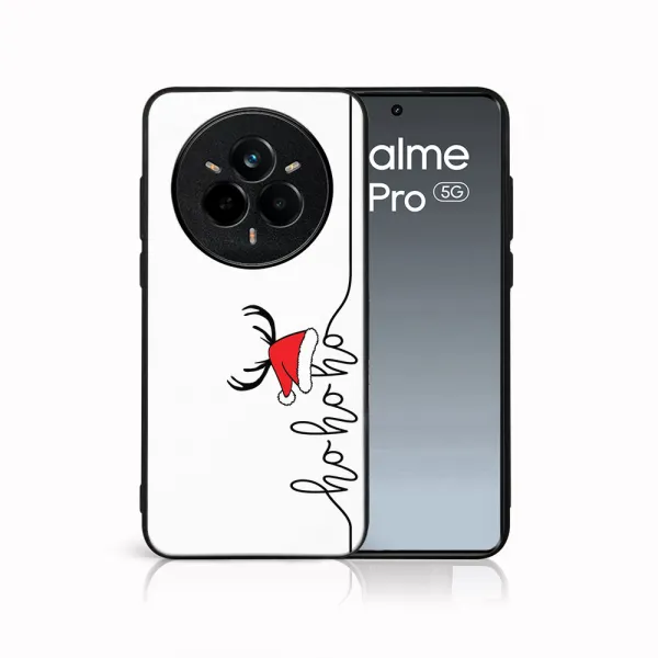 MY ART Kryt s vianočným dizajnom Realme 14 Pro+ 5G HOHOHO (073)