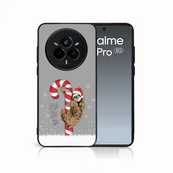MY ART Kryt s vianočným dizajnom Realme 14 Pro+ 5G CANDY (076)