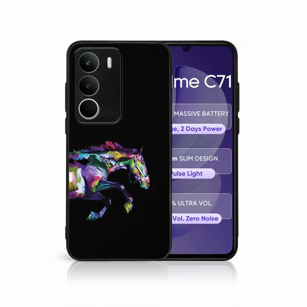MY ART Ochranný kryt pre Realme C71 HORSE (249)