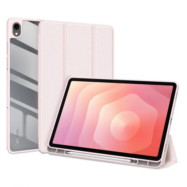 DUX TOBY Záklápacie puzdro pre Samsung Galaxy Tab S11 svetloružové