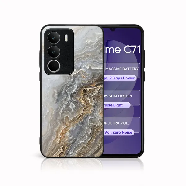 MY ART Ochranný kryt pre Realme C71 BEIGE (151)