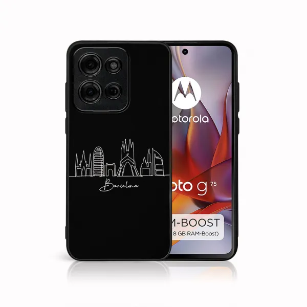 MY ART Ochranný kryt pre Motorola Moto G75 5G BARCELONA (213)