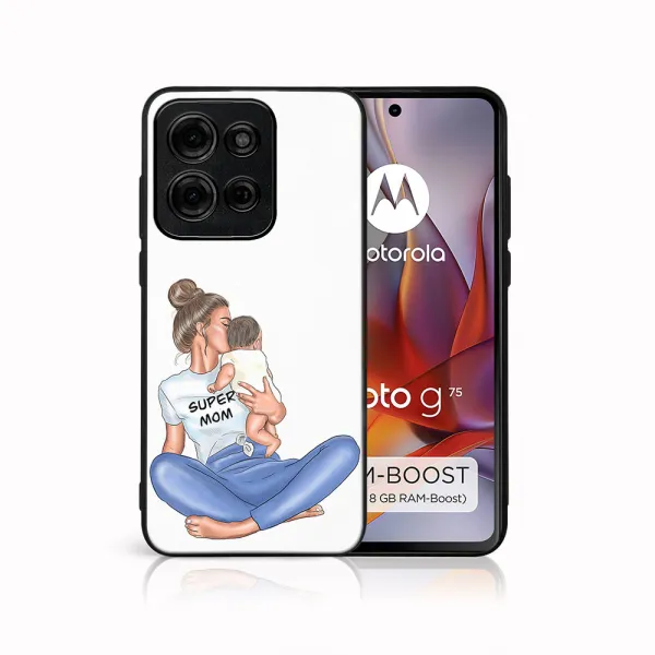 MY ART Ochranný kryt pre Motorola Moto G75 5G SUPERMOM (112)