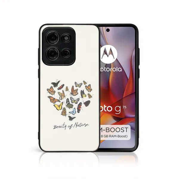 MY ART Ochranný kryt pre Motorola Moto G75 5G BUTTERFLIES (240)