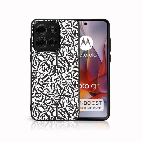 MY ART Ochranný kryt pre Motorola Moto G75 5G ABCD (166)