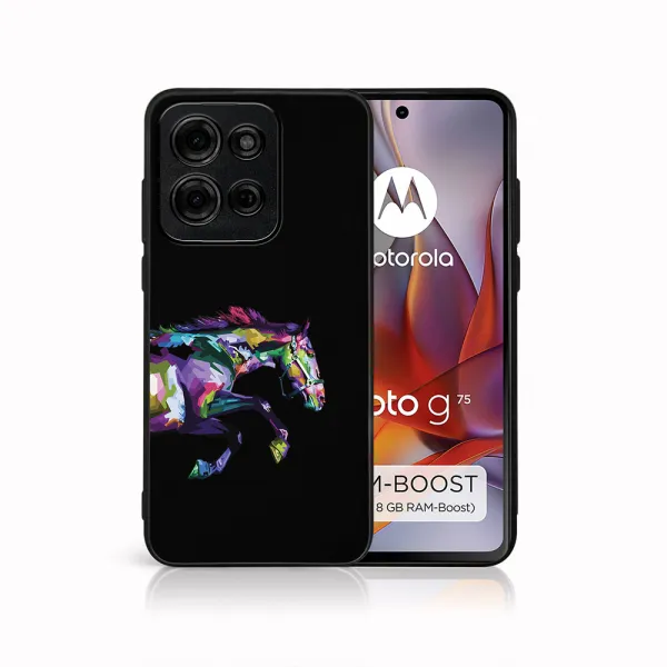 MY ART Ochranný kryt pre Motorola Moto G75 5G HORSE (249)