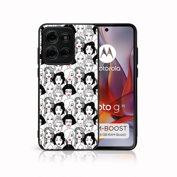 MY ART Ochranný kryt pre Motorola Moto G75 5G LIPSTICK (174)