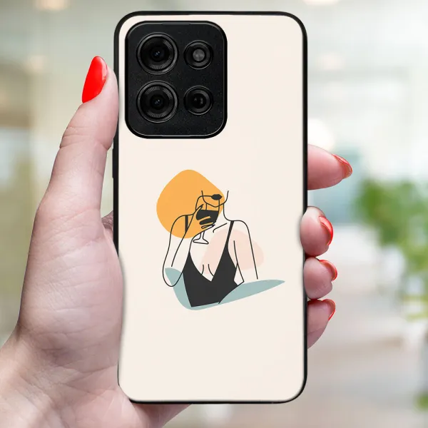 MY ART Ochranný kryt pre Motorola Moto G75 5G WOMAN (197)