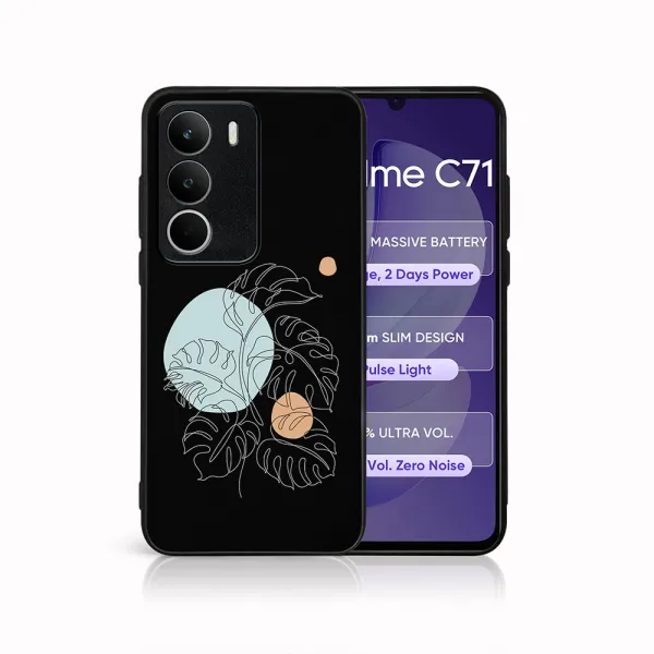 MY ART Ochranný kryt pre Realme C71 MONSTERA (194)
