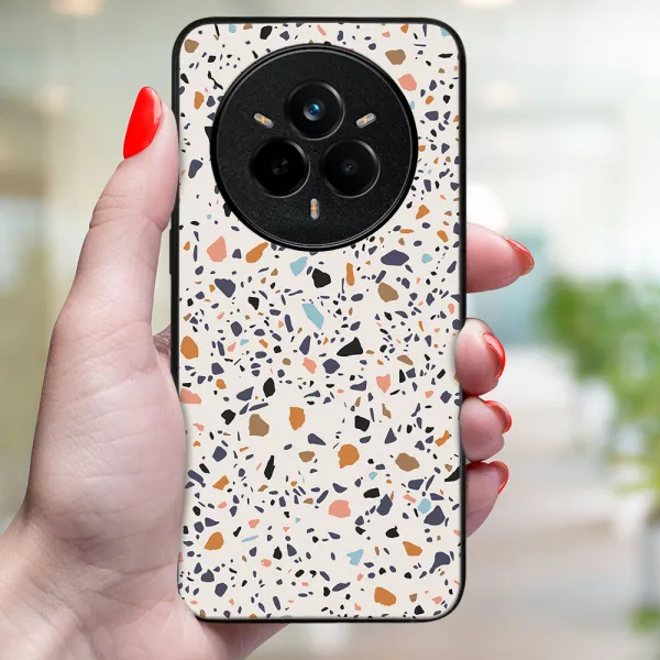 MY ART Ochranný kryt pre Realme 14 Pro+ 5G BEIGE TERRAZZO (162)