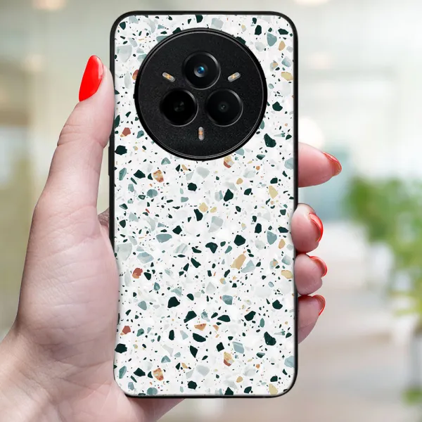 MY ART Ochranný kryt pre Realme 14 Pro+ 5G GREY TERRAZZO (163)