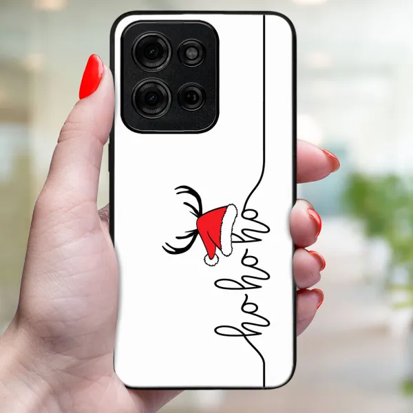 MY ART Kryt s vianočným dizajnom Motorola Moto G75 5G HOHOHO (073)