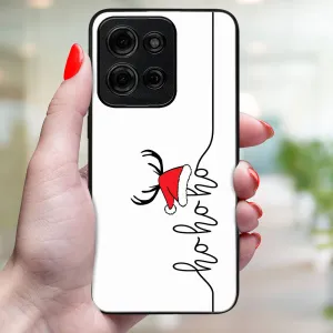MY ART Kryt s vianočným dizajnom Motorola Moto G75 5G HOHOHO (073)