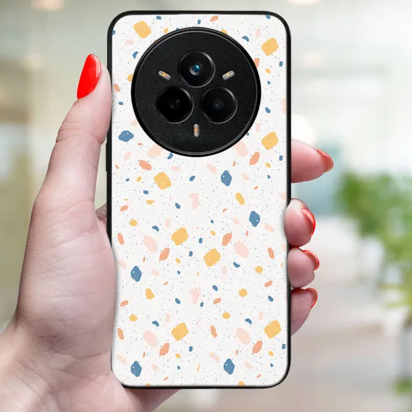 MY ART Ochranný kryt pre Realme 14 Pro+ 5G ORANGE TERRAZZO (165)