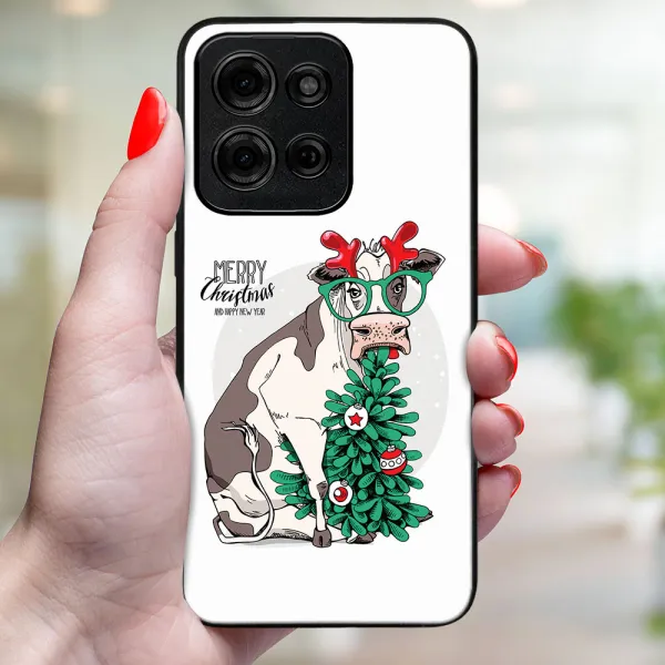 MY ART Kryt s vianočným dizajnom Motorola Moto G75 5G MERRY CHRISTMAS (074)