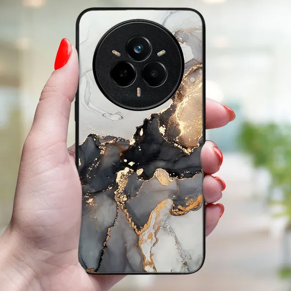 MY ART Ochranný kryt pre Realme 14 Pro+ 5G GREY MARBLE (140)