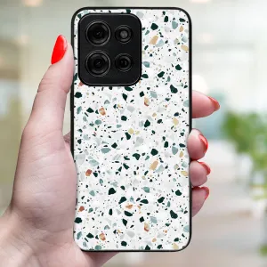MY ART Ochranný kryt pre Motorola Moto G75 5G GREY TERRAZZO (163)