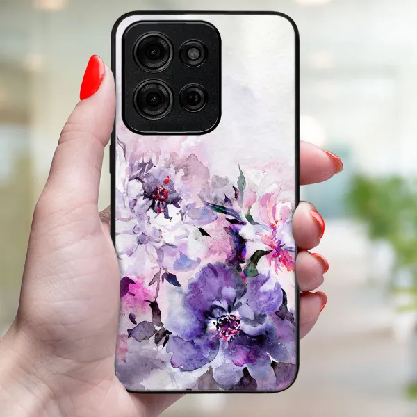 MY ART Ochranný kryt pre Motorola Moto G75 5G PEONIES (156)