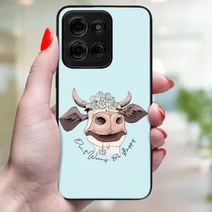 MY ART Ochranný kryt pre Motorola Moto G75 5G HAPPY COW (181)
