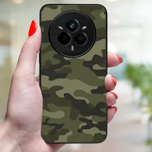 MY ART Ochranný kryt pre Realme 14 Pro+ 5G GREEN CAMO (235)