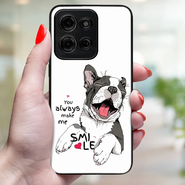 MY ART Ochranný kryt pre Motorola Moto G75 5G SMILE (189)