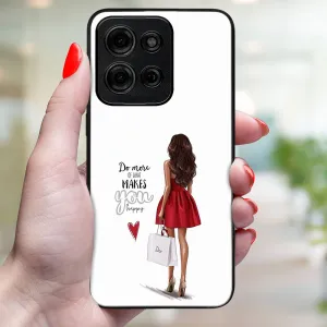 MY ART Ochranný kryt pre Motorola Moto G75 5G RED DRESS (137)