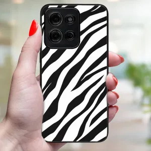 MY ART Ochranný kryt pre Motorola Moto G75 5G ZEBRA (237)
