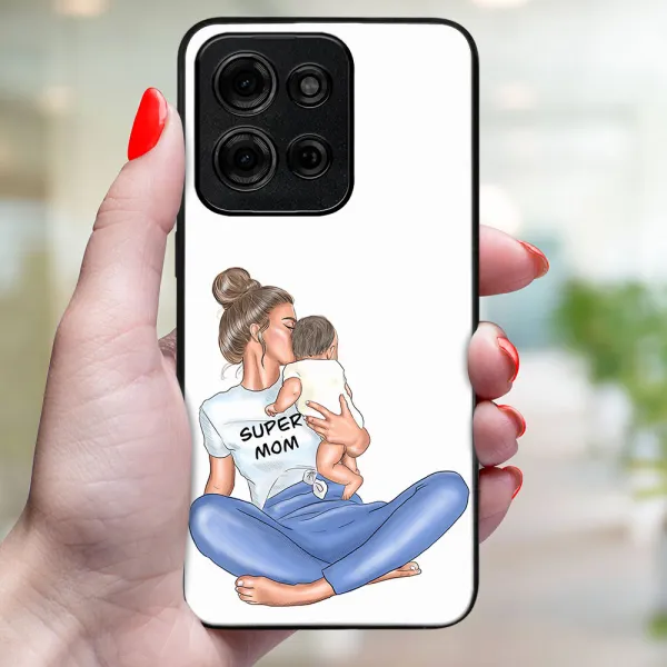 MY ART Ochranný kryt pre Motorola Moto G75 5G SUPERMOM (112)