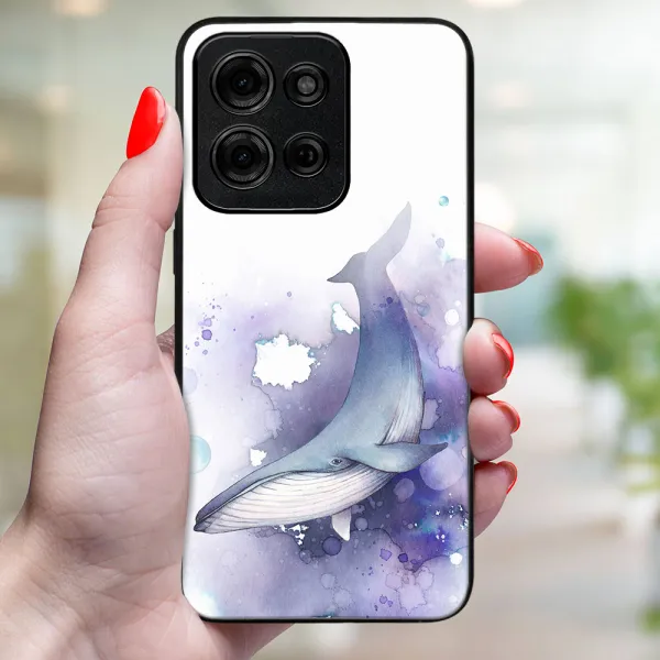 MY ART Ochranný kryt pre Motorola Moto G75 5G WHALE (242)
