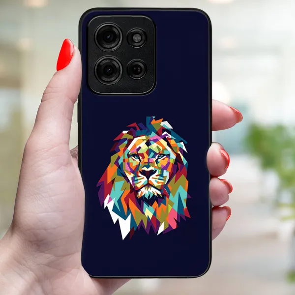 MY ART Ochranný kryt pre Motorola Moto G75 5G LION (246)