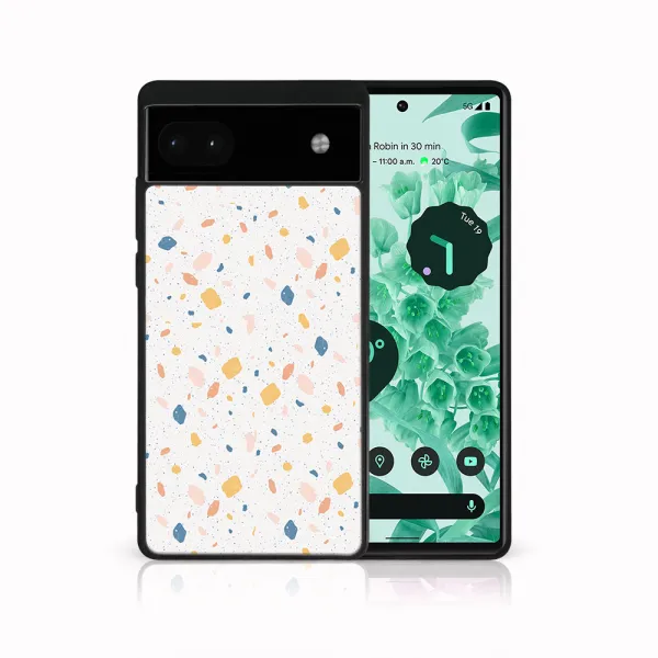 MY ART Ochranný kryt pre Google Pixel 6a ORANGE TERRAZZO (165)