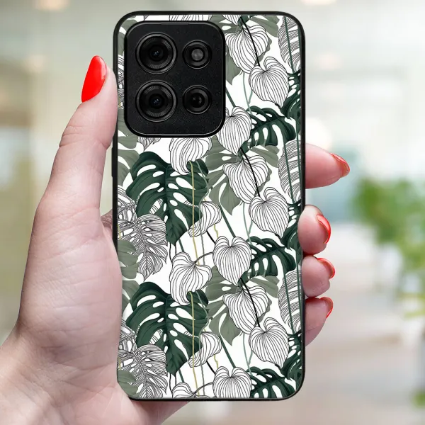MY ART Ochranný kryt pre Motorola Moto G75 5G LEAF (175)