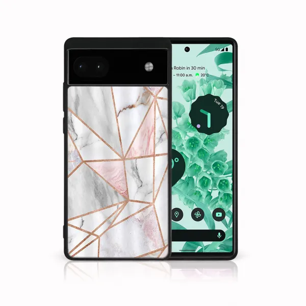 MY ART Ochranný kryt pre Google Pixel 6a PINK MARBLE (143)