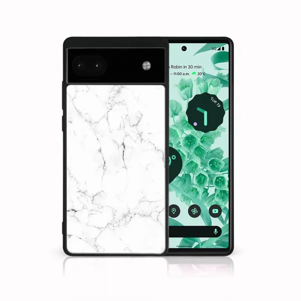 MY ART Ochranný kryt pre Google Pixel 6a WHITE MARBLE (144)